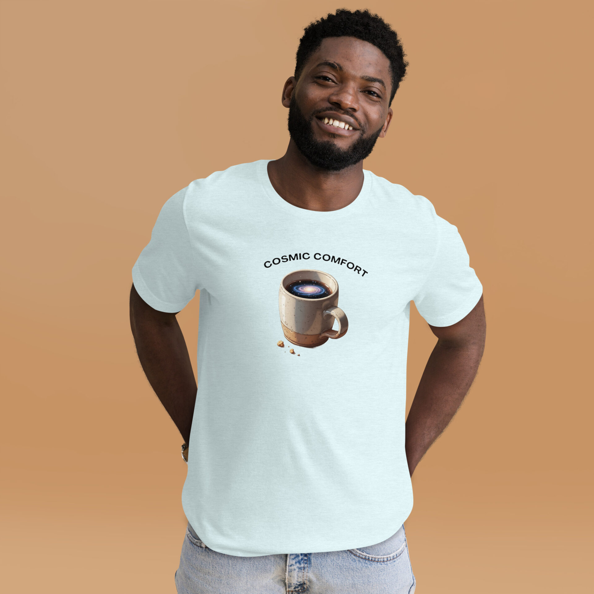 Cosmic Comfort T-Shirt | Galaxy Mug Design 7 Cosmic Comfort T-Shirt | Galaxy Mug Design - Image 7